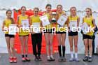 Intermediate Girls 2024 English Schools Cross Country Champs., Pontefract, March 16th.  Photo: David T. Hewitson/Sports for All Pics
